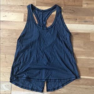 LuluLemon tank top with slit back size 6